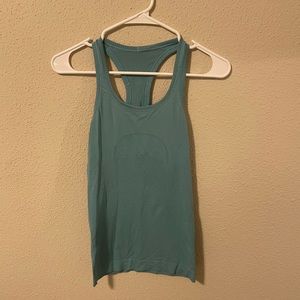 Teal lululemon swiftly tech tank